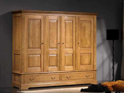 Armoire 4 portes ancienne